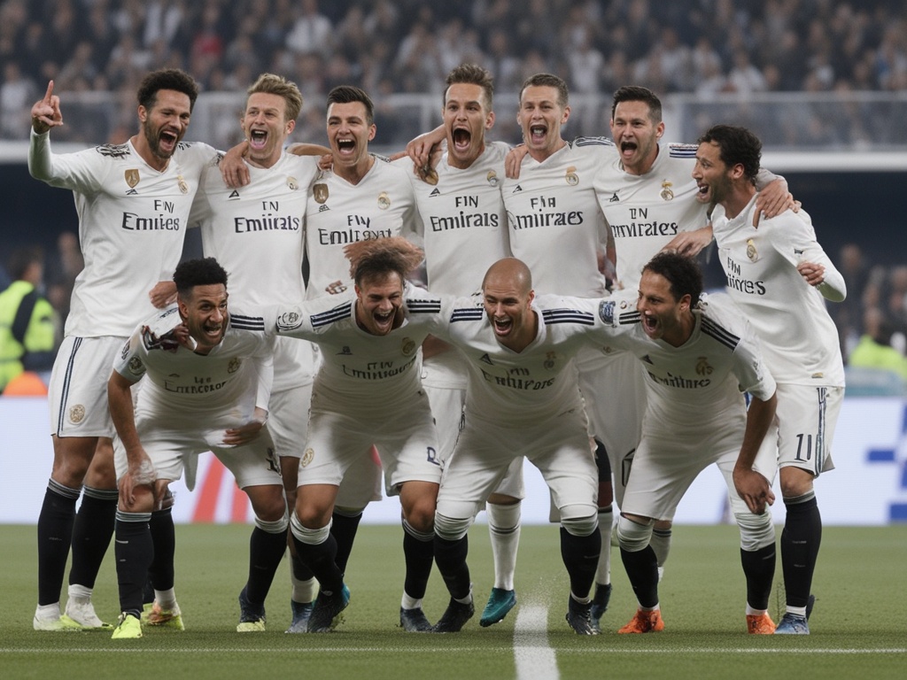 皇家马德里大胜，晋级欧冠强