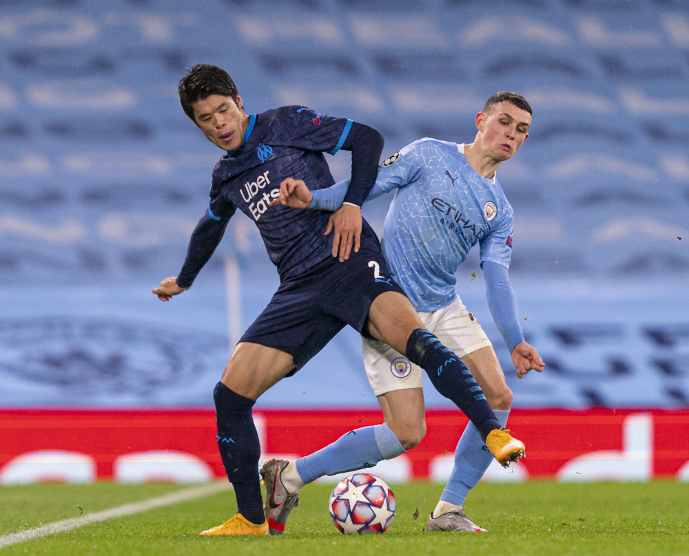 包含罗马险胜马赛，福登统治全场的词条